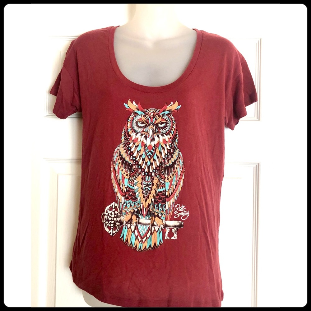 Riot Society Owl Graphic T-shirt